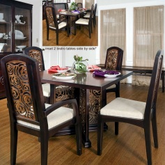 Shanghai Rose Bistro Table